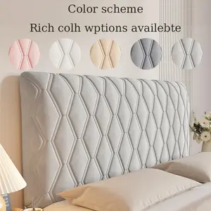 Comfortable Durable Bed Headboard Cover, Easy Install Dustproof Full Wrap Soft Back Protector, Fits 1.2-2.2m Beds