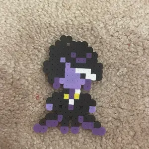 Crk black sapphire cookie perler bead