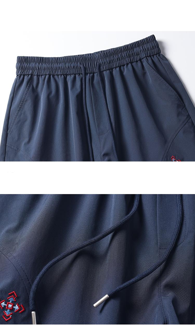 3 Packs Men's Vintage Ethnic Print Shorts, Summer Casual Beach Shorts, Fashion Embroidered Design Athletic Shorts for Men