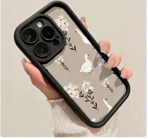 Tianyuan Big Goose Silicone Phone Case Compatible With iphone 15/15 Pro/15 Pro Max/14/13/12/11/Xs Max Series, Simple And Cute Big Goose Phone Protection Case