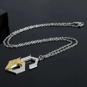 Anime Alloy Necklace Espada Grimmjow Jaegerjaques Pendant Necklace Cosplay Accessories Alloy Choker Fans Collection Gift
