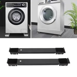 Universal Mobile Base with 24 Wheels Adjustable Roller Stand for Washing Machine Dryer Refrigerator Heavy Duty Movable Dolly Stand