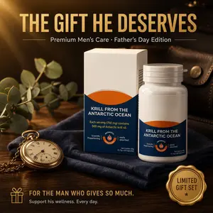 [father's day gift]Men's Skincare Oil, containing Krill Oil Cleansing