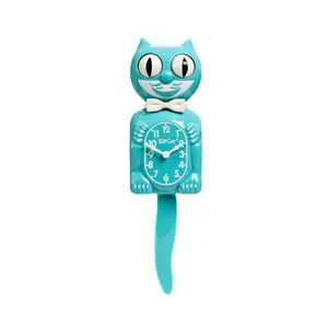 Kit-Cat Klocks Vibrant Blue Turquoise Kit-Cat Klock