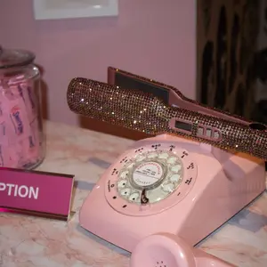 BOUGHETTO 480 Degree Bling Me Out Rose Gold 2 Inch Wide Flat Iron