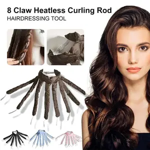 Heatless Hair Curler No Heat Hair Rollers Soft  Curling Rod Headband Lazy Sleeping Foam Curls Bar Wave Former Hair Styling Tools