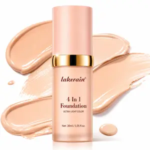 4-in-1 Foundation – Hydrating, Fresh & Lightweight Long-Wearing Formula All-in-One Moisturizing Concealer with Daily Natural Coverage