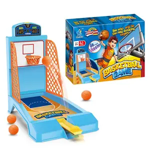 Desktop Basketball Launcher, Finger-Operated Interactive Educational Toy, Parent-Child Game, No Battery Required