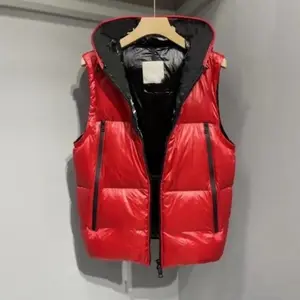 Moncler Red and Black Vest - Stylish and Versatile Outerwear for Everyday Wear