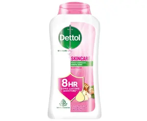 Dettol Skincare Body Wash and Shower Gel for Women and Men, 250ml | Soap-Free Bodywash | 8h Moisturization