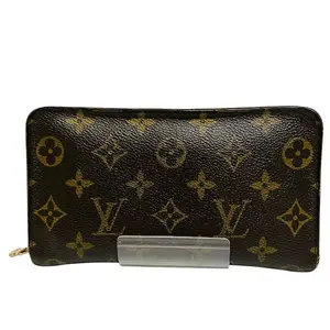 Pre-owned Louis Vuitton Canvas Small Leather Goods Monogram Long Wallet