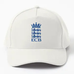 England Cricket Board Cricket Sticker Twill Cap Hat  Proud and Patriotic Embroidered Design, Perfect for Cricket Fans and Supporters of England's Team