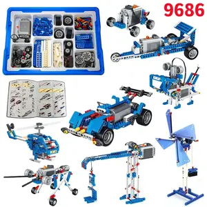 STEM 9686 Technical Parts Multi Technology Programming Educational Student Learn Building Blocks Power Function Set For Kids Toy