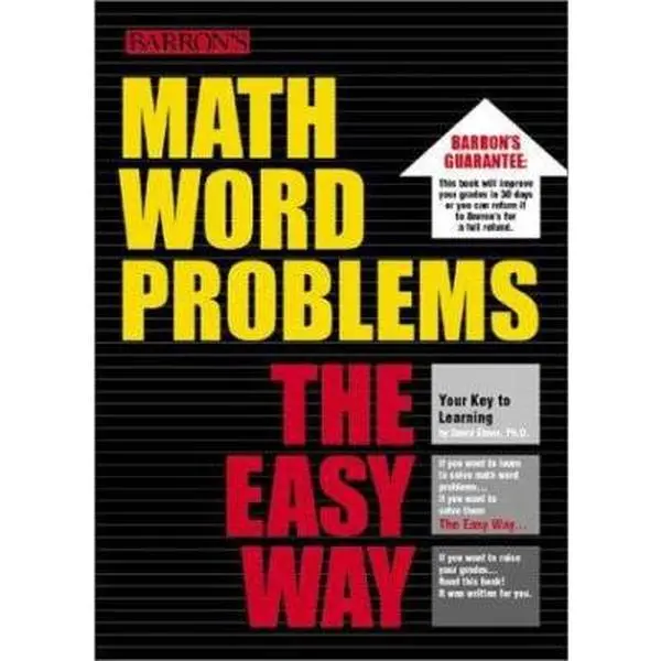 USED Book - Math Word Problems the Easy Way (Easy Way Series) by David Ebner Ph.D. (Paperback) - english