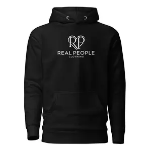 Real Logo Hoodie (White Print)
