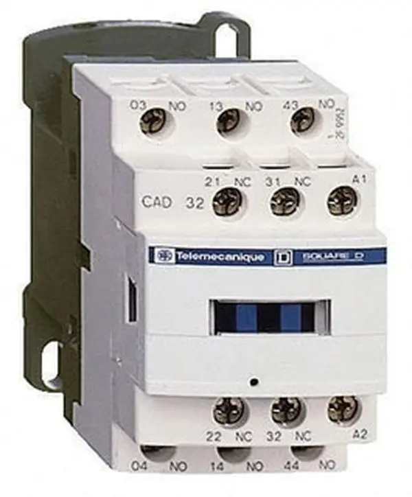 Schneider Electric Control Relay - Model CAD32LE7, 2NC/3NO Contacts, 208 VAC at 50/60 Hz, 17 V Electrical Control Relay for Home Improvement Electrical Equipment & Supplies