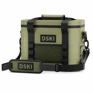 DSKI Men's Insulated Lunch Box Kit, 5-Layer Reinforced Insulated Lunch Bag, Built in Refrigeration Bag Design, 12 Hour Cooling and 8-Hour Constant Warmth, Waterproof and Weatherproof, Thick Insulated Aluminum Lining, Office Camping and Hiking