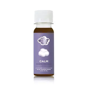 CALM - Vanilla Chai & Lavender Infused Wellness Vitamins Supplement Health Shots for Relaxation & Stress Relief