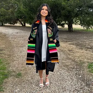 Class of 2026 Escudo Sarape Stole, Mexican Sarape Graduation Stole, Si Se Pudo Grad Sash