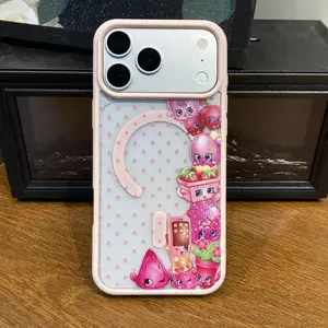 CompatiblewithiPhone17ProMax 14/13/16/15 /12 cartoon printing following, smooth magnetic transparent shell-HN5262