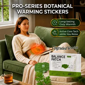 Japanese Herbal Patch Pad Balance Patch, Pro-Series Botanical Warming Stickers - SummerVibes Targeted ThermalSupport for Active Lifestyles (5pcs)