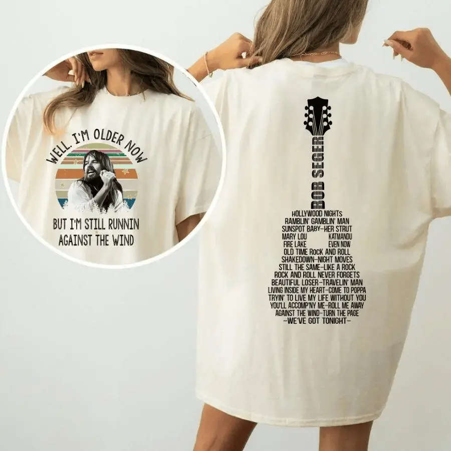 Bob Seger “Well I’m Older Now” Vintage Rock Quote T-Shirt – Retro Music Graphic Tee, Unisex Shirt