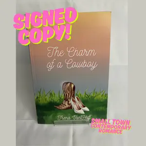 Trena VanHoff Signed Copy of The Charm of a Cowboy Small Town Contemporary Romance Book