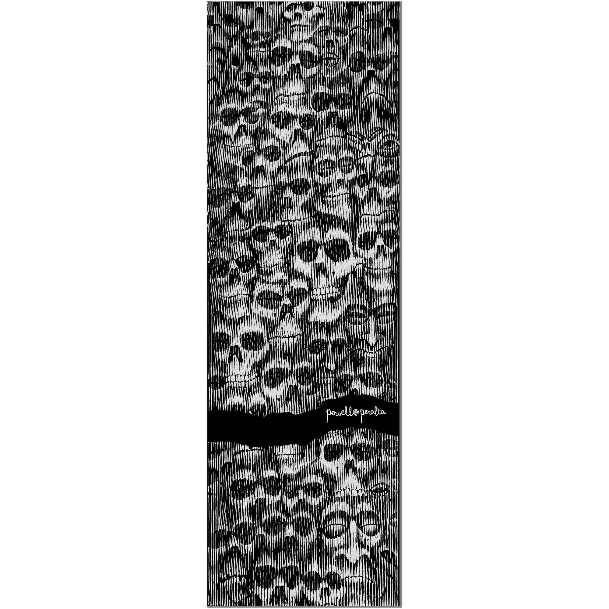 Powell Peralta Skateboard Griptape Color Me Skullz Clear 10.5" x 33"