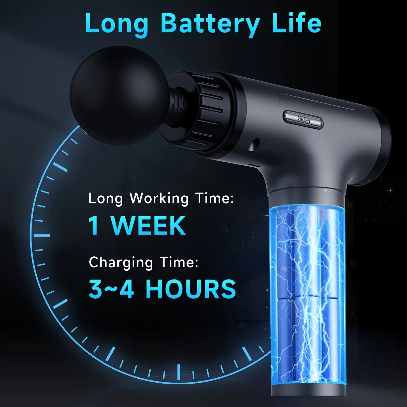 Electric Massage Hammer, Deep Vibration Massage, Portable for Daily Use Or Travel, Massage Gun for Fascia, Electric Massage Hammer, Deep Vibration Massage, Portable for Daily Use Or Travel, Massage Gun for Fascia,