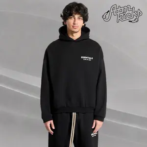 Fear of God Essentials Fleece Hoodie (FW24) Black Authentic Brand New Fashion Streetwear Hypebeast Limited Gift