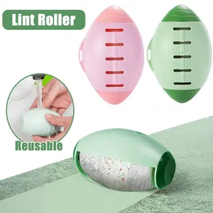Reusable Silicone Lint Roller, 2025 New Washable Sticky Roller, Mini Lint Remover, Portable Travel Lint Roller Ball, Pet Hair and Dust Removal for Clothes, Beds and Sofas