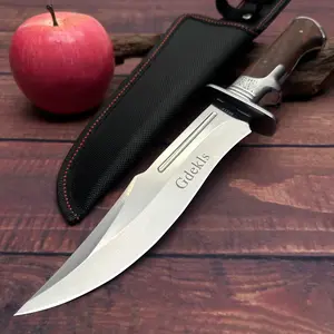Versatile Camping Kitchen Utility Knife, Non-Slip Grip & Protective Sheath, Ideal for Outdoor Meals
