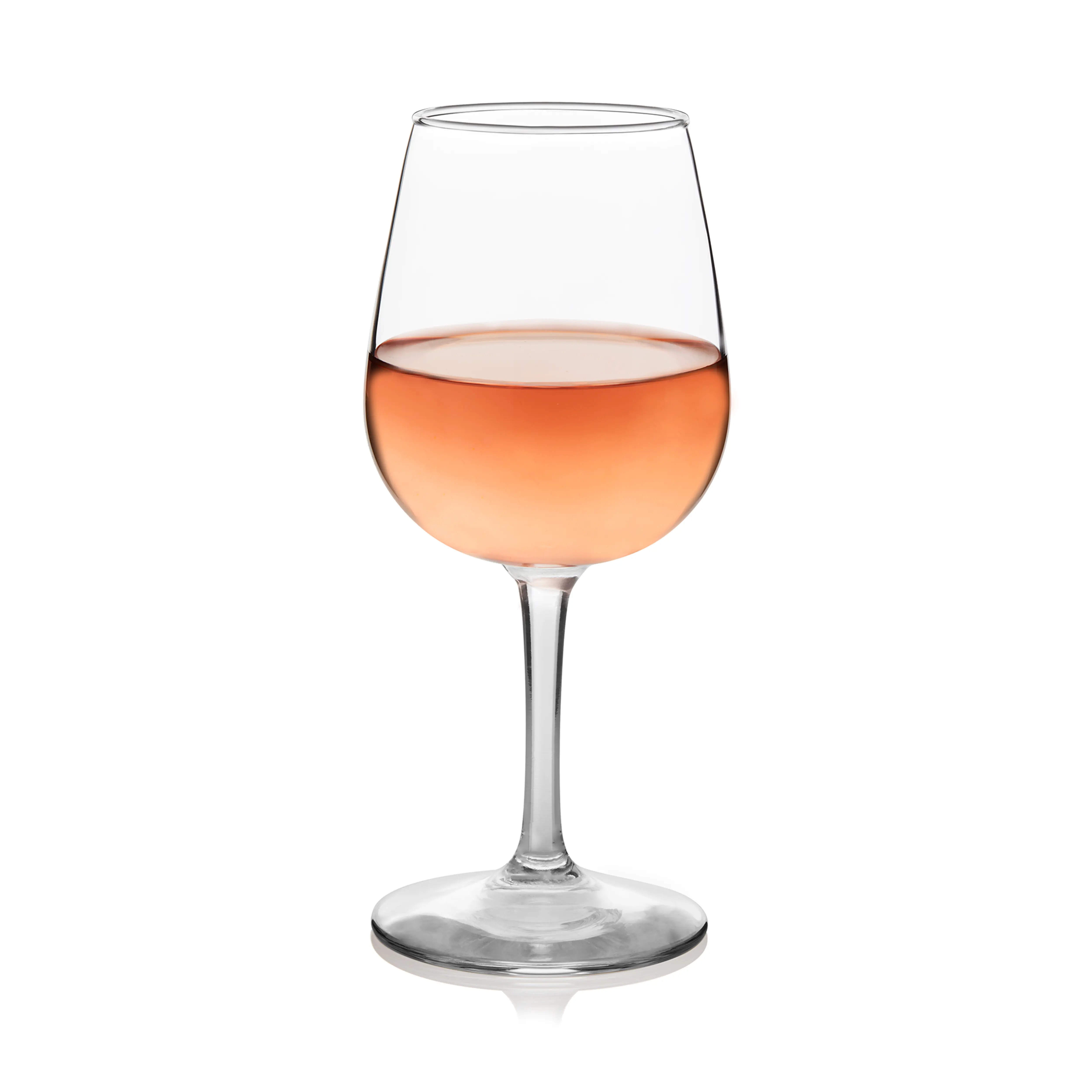 Libbey 8552 Vina Wine Tasting Glasses, 12.75 Oz, Clear, Elegant Drinking Glasses Set of 12, Modern Dishwasher Safe Wine Set for Gatherings, Events