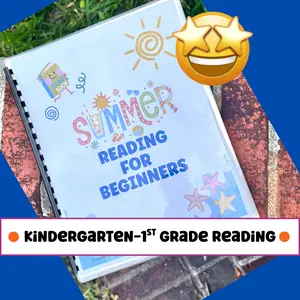Summer-Themed Reading Reusable Dry Erase Book Fun, Engaging Kindergarten and 1st grade readers Dry Erase Boost Reading Struggling Readers Reading practice reading tutor