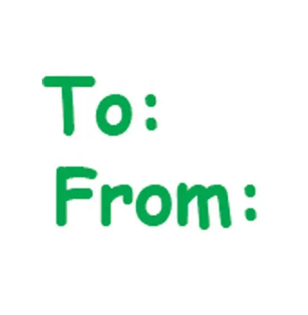 SHAPES ETC. Incentive Stamp - To & From