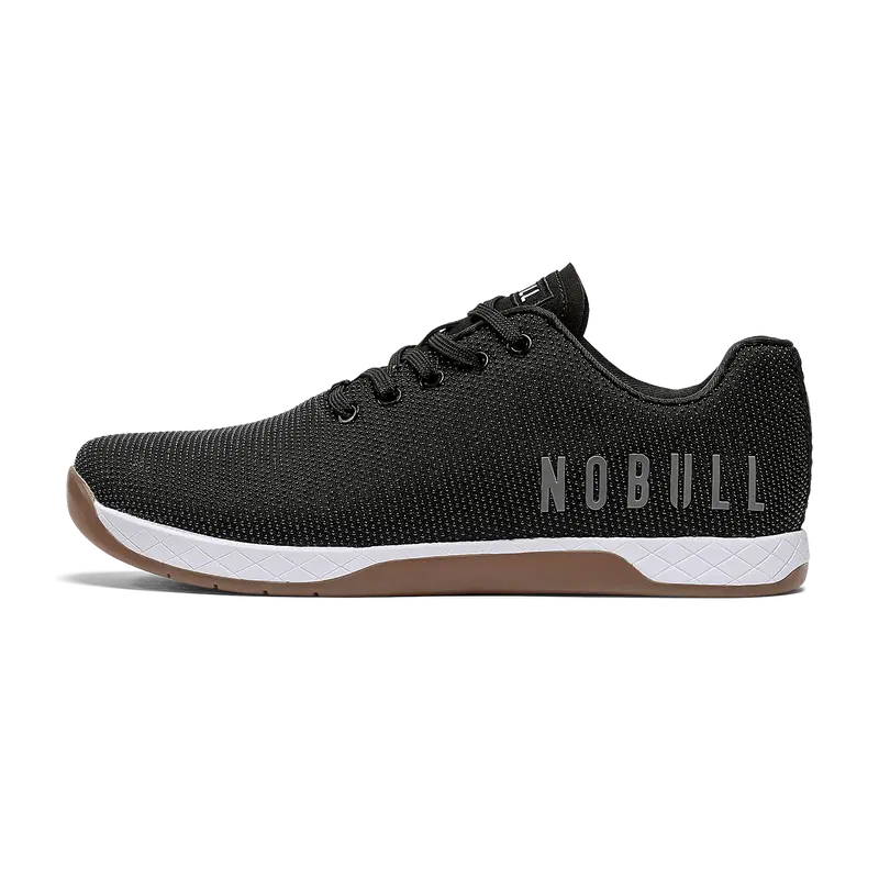NOBULL Women's Outwork Shoe in Black White Gum - OG Strength Training Shoe, Durable Gym Trainer, Lifting Sneaker