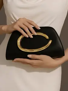 Mini Women's Evening Clutch Bag, Trendy Vintage Style, Rich Charm Purse, Ramadan Wedding Bag, European and American Party Handbag, Elegant Stylish Purse