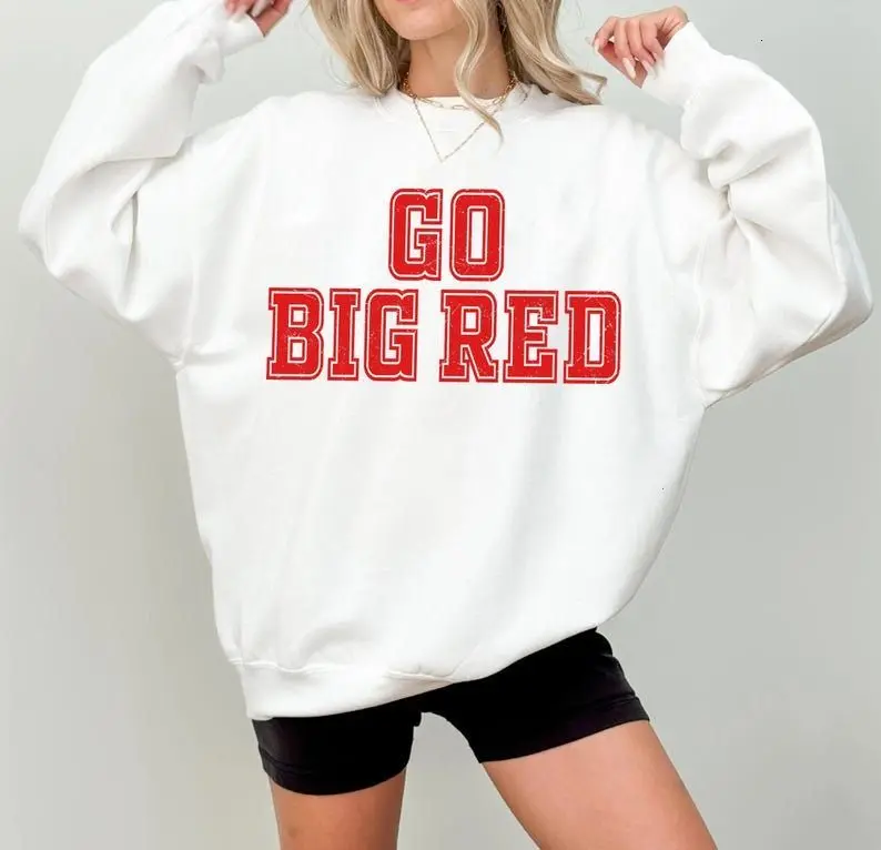 [Sale off up to 50%] Go Big Red Shirt, College Football Sport Chants Shirt, Gift for Nebraska Fan, College Game Day Apparel, streetwear graphic tee