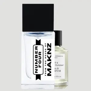 MAKNZ NUMBER FOUR Unisex Fragrance - musky, amber, woody, powdery, citrus, warm spicy, animalic