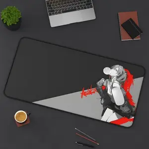 Anime Desk Mat, Evangelion Aesthetic Gaming Mouse Pad, Large Mousepad, Asuka Design, Office Home Decor