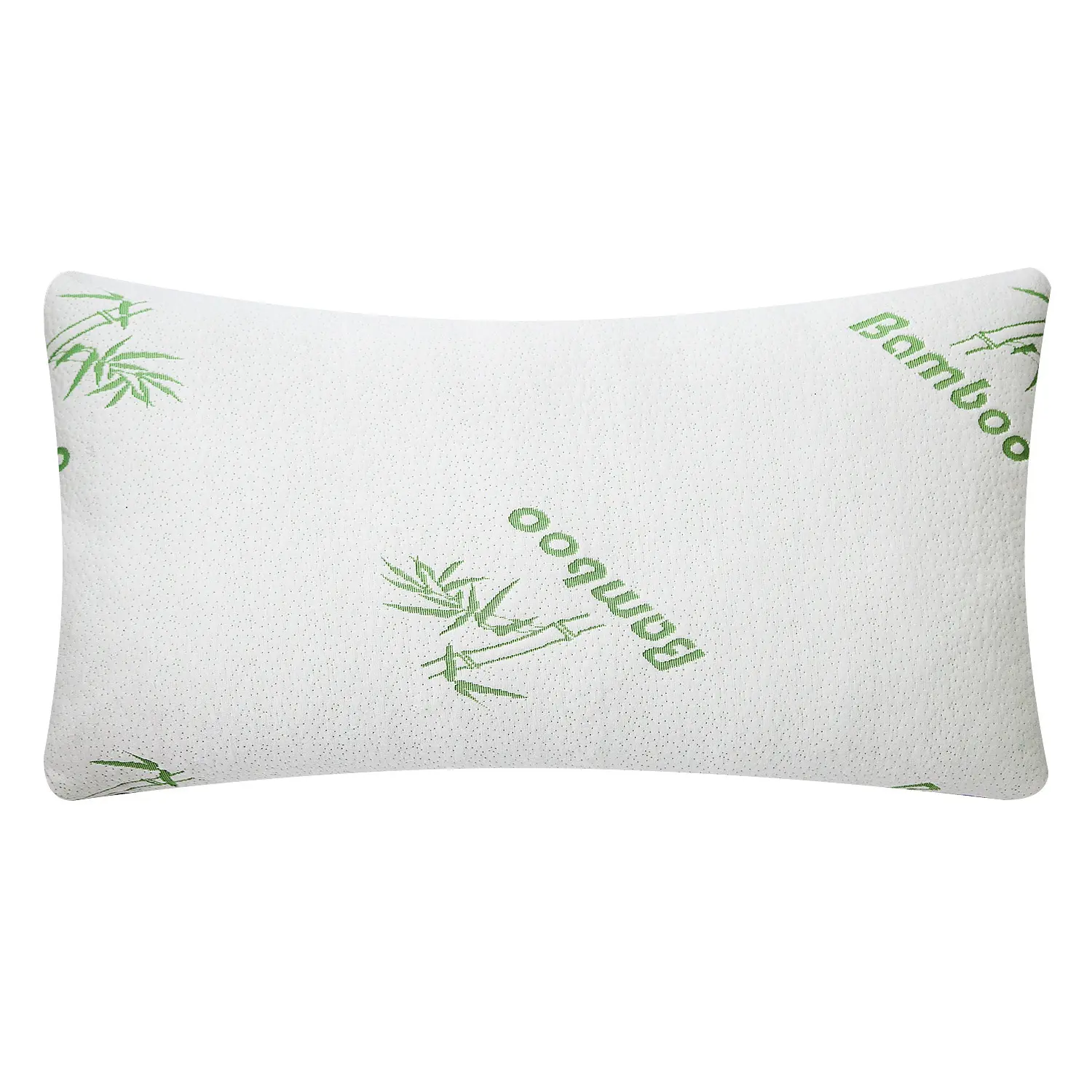 2Pcs Bamboo Memory Foam Pillow Hypoallergenic Bed Pillow For Head Neck Rest Sleeping Shredded Pillow Washable Cover Queen Size Pillow,summervibes