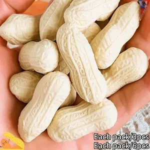 Advanced Peanut Shape Erasers, Cute Cartoon Student Erasers, Traceless, Soft and Elastic, Ideal for Learning, Drawing, Work, Office, Parties