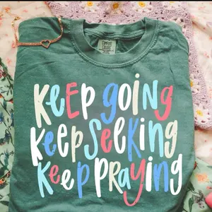 Keep Going comfort color tee