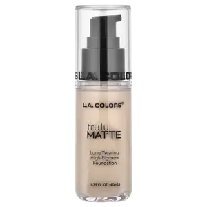L.A. Colors Truly Matte Foundation, CLM351 Porcelain, 1.35 fl oz (40 ml)