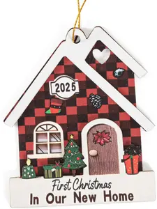 New Home Ornament 2025, New Home Gift Ideas Decor, Housewarming Gifts for New House, Our First Home Ornament Decoration