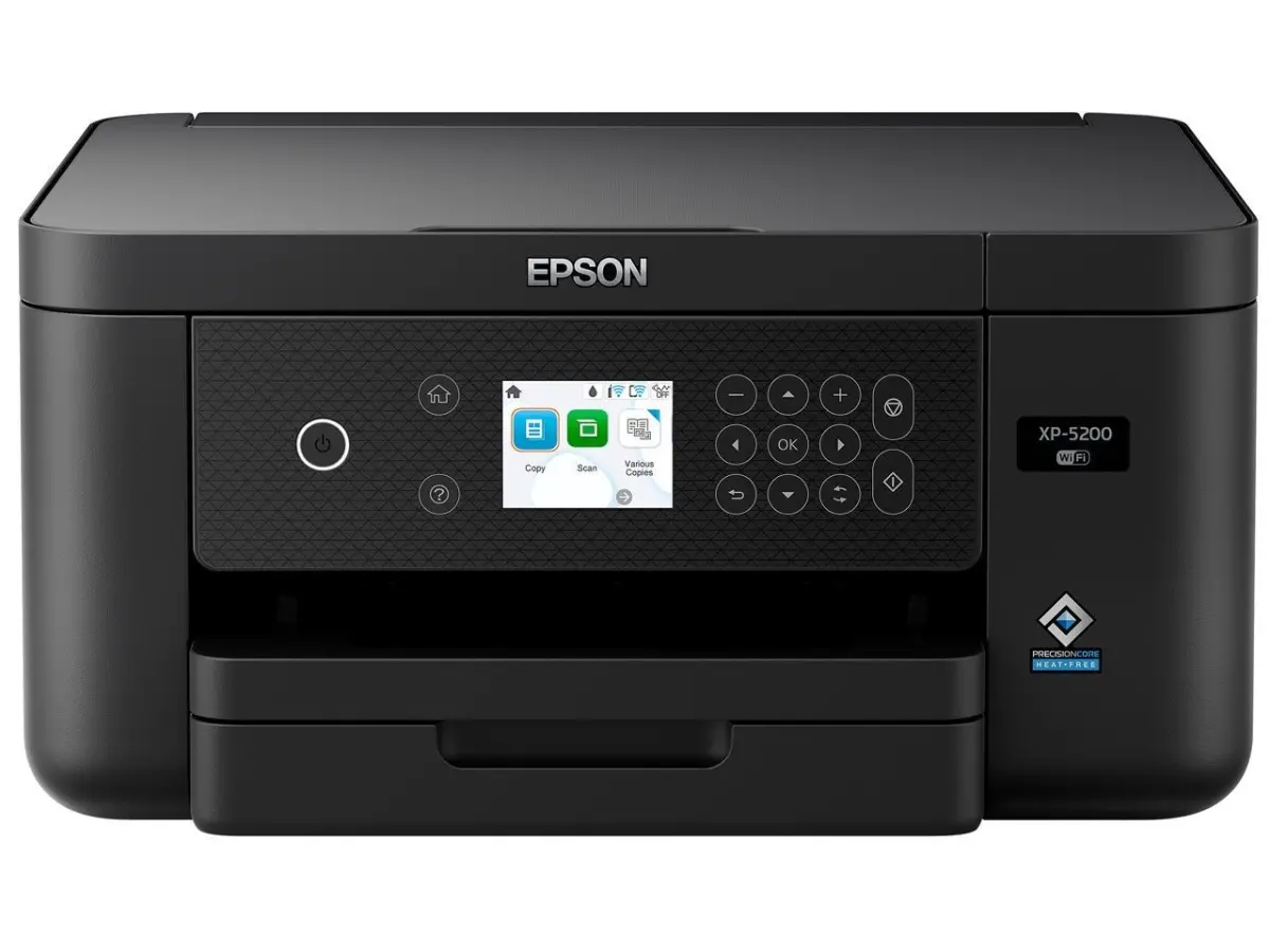 Epson Expression Home XP-5200 All-in-1 High Precision Wireless Printer, C11CK61201 Model, Office Printer for Computers & Office Equipment Use, High Precision Printer