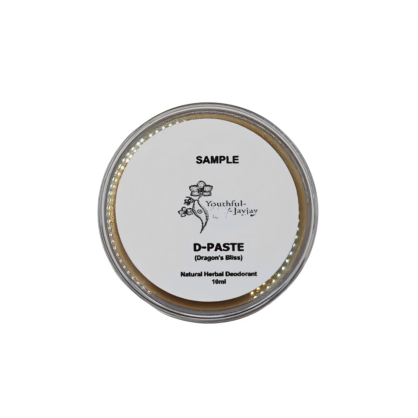 D-PASTE:  Dragon's Bliss- Natural Organic Herbal Deodorant, 10ml Sample