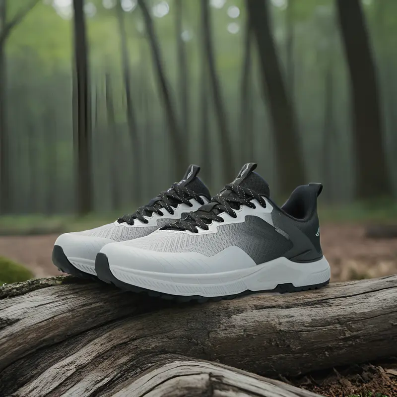 LAMINCOA Men's Wide Toe Box Running Shoes - Breathable Runner with High-Grip Rubber Sole, Comfortable Fit, Outdoor Trail Hiking Trainers