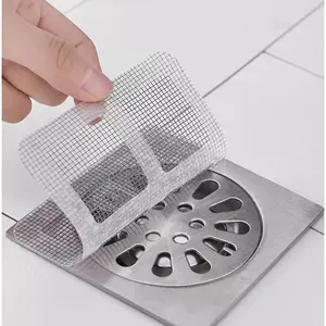 Disposable Shower Drain Hair Catcher – Mesh Strainer Filter for Bathroom & Kitchen, Hair Stopper Floor Sink Cover