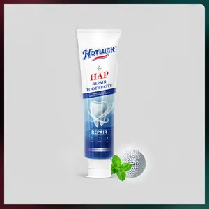 Hotluck Hydroxyapatite Toothpaste | Mild Formula Repairs Cavities, Removes Yellow Stains & Fights Bad Breath | Fluoride-Free Mint, 4.0 oz Cleaning